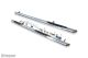 Side Bars + 3 Step Pads + White LEDs For Ford Transit MK8 2014 - 2021 LWB