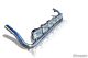 Chrome Stainless Steel Roof Bar + Rectangle Spots For Renault T Range Long Haul Cab