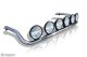 To Fit Mercedes Actros MP4 Big Space Cab Roof Light Bar + Round Spot Lamps