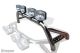Roll Bar + Jumbo Spot Lights + Brake Light For Mitsubishi L200 2005 - 2015