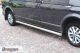 Side Bars + White LEDs x4 for Volkswagen VW Transporter T5 LWB 2004 - 2015