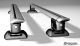 Roof Rack Silver Alloy Cross Bar For Ford Ranger 2016-2023 Bolt on Lockable Type
