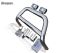Bull Bar + Rectangle Spots x2 For Nissan Navara D23 / NP300 A Bar 2016+ EU EC Approved