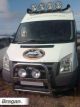 Roof Light Bar + LEDs + Spots For Nissan NV400 2010+ - BLACK