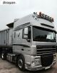 Roof Light Bar + Flush LEDs + Jumbo Spots x4 + Amber Lens Beacon x2 - TYPE B For DAF XF 105 Super Space Cab Stainless 