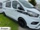 Black Running Boards MY3 For Ford Transit Tourneo Custom LWB 2018 - 2023