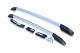 Roof Rails For Ford Ranger 2016-2023 Polished Aluminium Alloy Top Side Racks Bars