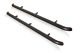 BLACK Side Bars For Ford Ranger 2016-2023 CURVED Ends