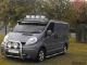 Roof Bar A + Rectangle Chrome Spot + LED For Volkswagen Crafter 14-17 Front