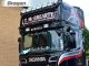 Visor Bar + LEDs x7 For Scania P G R Series Pre 2009 Topline - Type B - BLACK