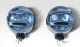2x 12v 6" Chrome Round Spot Lights