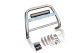 Bull Bar A Bar + 17.5'' LED Light Bar For Renault Trafic 2002 - 2014 with Detachable Center Logo Plate
