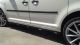 Black Side Bars + White LEDs For Renault Kangoo 1997 - 2007