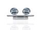 Number Plate Light Bar +  Chrome Lamps For Mercedes-Benz GLE 2019+ Aluminium