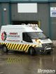 Roof Bar + Jumbo LED Spots Lamps + LED For Volkswagen Crafter 2017+ Steel Light Bar