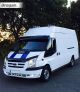 Black Side Bars + Amber LEDs For Ford Transit MK6 LWB 2000-2006