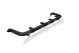 Black Roof Bar + Spots + LED For Vauxhall Opel Movano 2010 - 2021  Flat Low