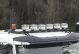 Black Stainless Steel Roof Bar + Spots + LEDs + Amber Lens Beacons + Clamps For DAF XD XDC XFC Low Cab 2023+
