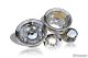 22.5" Universal Rear Wheel Sleeves 295/80 + Cones +  33mm Nut Covers