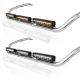 Roof Bar + 17" Night Blazer LED Spot Bars For Volvo FMX Low Standard Sleeper 2021+ Stainless