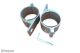 Polished Aluminium Spot Light Bracket For Abar Bullbar 76mm Universal