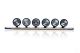 Roof Bar + Black Spots For Renault T Range Low Cab