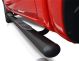 Black Side Bars + Step Pads + Amber LEDs For Ford Ranger 2012-2016 4x4