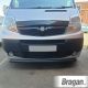 Front Spoiler Bar For Vauxhall / Opel Vivaro 2002 - 2014 BLACK