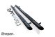 Black Stainless Steel Side Bars + 4 Step Pads For Peugeot Partner Rifter SWB 2019+