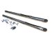 Chrome Stainless Steel 3" Side Bars + 3 Step Pads For Vauxhall Opel Movano SWB 2021+ - LHD
