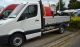Black Side Bars + White LEDs For Mercedes Sprinter SWB 2014-2018 Chassis Cab