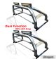 Chrome Stainless Steel Roll Bar + Brake Light + Night Blazer LED Bar For Mitsubishi L200 2015-2019