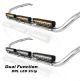 Chrome Stainless Steel Roof Bar - Type B + LEDs + 17" Night Blazer LED Light Bars For Renault T Range