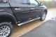 Chrome Stainless Steel Side Bars + LEDs For Mitsubishi L200 2019-2023 4x4