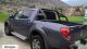 Roll Bar + LED Brake + Long Bed Tonneau Cover For Mitsubishi L200 2005-2015 - BLACK