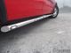 Side Bars + White LEDs For Citroen Berlingo 2016 - 2019 Stainless Steel Tube