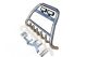 Bull Bar + 6.6" LED Bar x2 For Renault Trafic 2014 - 2020 -  Detachable  Center Logo Plate