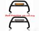 Black Bull Bar + 17" Night Blazer LED Bar For Ford Transit MK9 2021+
