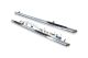 Side Bars + 3 Step Pads + White LEDs For Ford Transit MK9 2021+ LWB