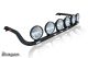 Roof Bar + Slim LEDs + Round Spot Lamps For Volvo FH5 Globetrotter XL 2021+ BLACK