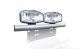 Number Plate Light Bar + 9" Jumbo Spot Lamps For Renault Master 2018-2024