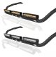 Black Roof Bar + LEDs + 17" Night Blazer LED Spot Bars For Volvo FMX Low Standard Sleeper 2021+ Stainless