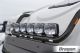 Roof Light Bar + Flush LEDs + Jumbo Spots x4 + Amber Lens Beacon x2 For Iveco Stralis Active Space Time Stainless - BLACK