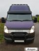 Roof Bar A1 + Jumbo Spots + White LEDs For Iveco Daily 2006 - 2014 Medium / High - BLACK