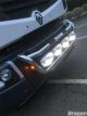 Chrome Stainless Steel Grill Bar + Jumbo LED Spots + Step Pad + Side LED For Renault Premium