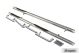 Side Bars + 3 Step Pad For Ford Transit Tourneo Custom LWB 2018 - 2023