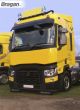 Low Under Bumper Bar + Mud Flaps For Renault T Range BLACK - NO LEDs