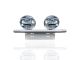 Number Plate Bar + Chrome Spots For Ford Transit Tourneo Custom 2018-2023
