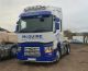 Chrome Stainless Steel Roof Bar - Type B + LEDs + LED Spots + Clear Beacon For Renault T Range