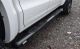 Black Side Bars + Step Pads + Amber LEDs For Ford Ranger 2016-2023 4x4